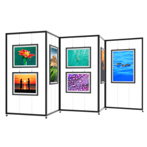 折叠书画展架摄影作品展示框架美术作品展示框架艺术展示艺术展架