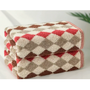 居家日用擦脸面巾加厚吸水柔软印花毛巾洗澡巾